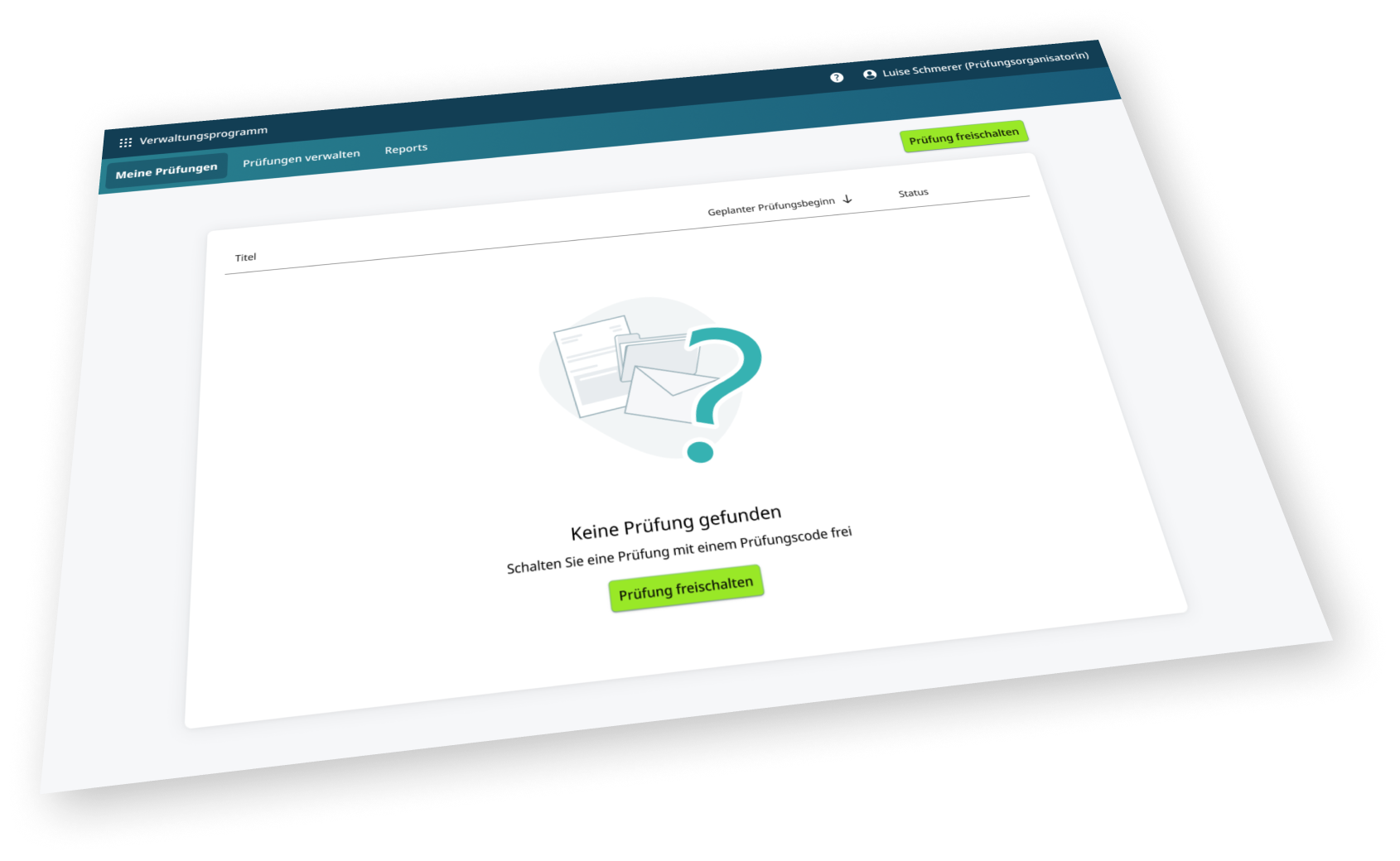 Screenshot of the redesigned DATEV Certification Platform